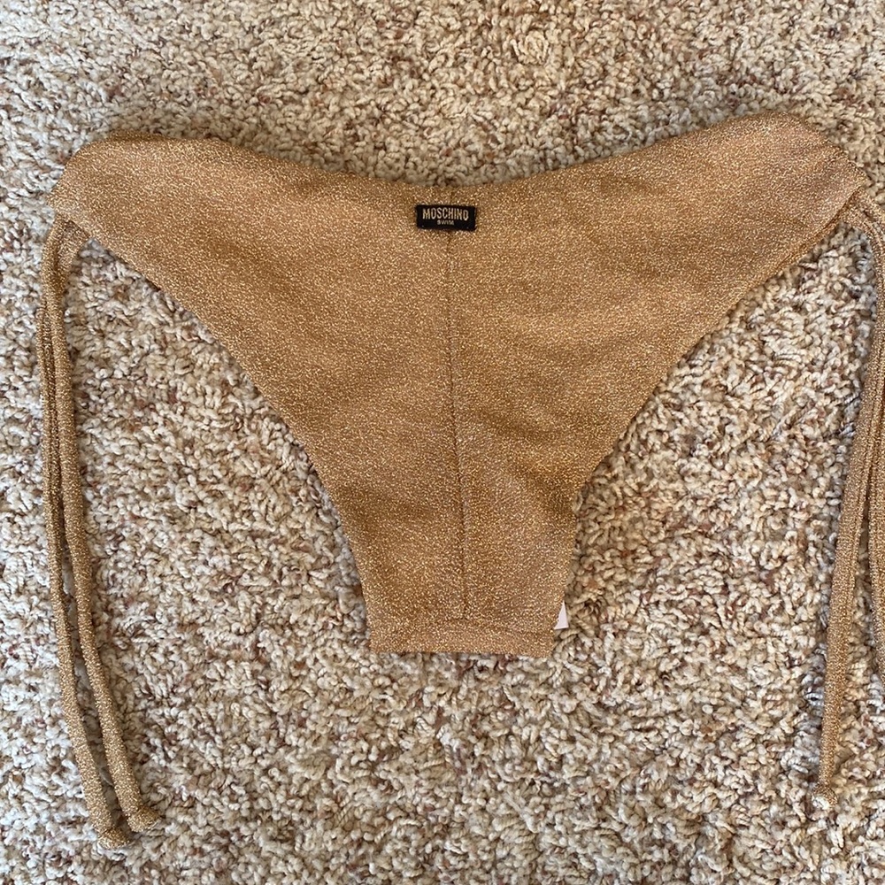 Moschino Metallic Gold Bikini - Picture 9 of 11